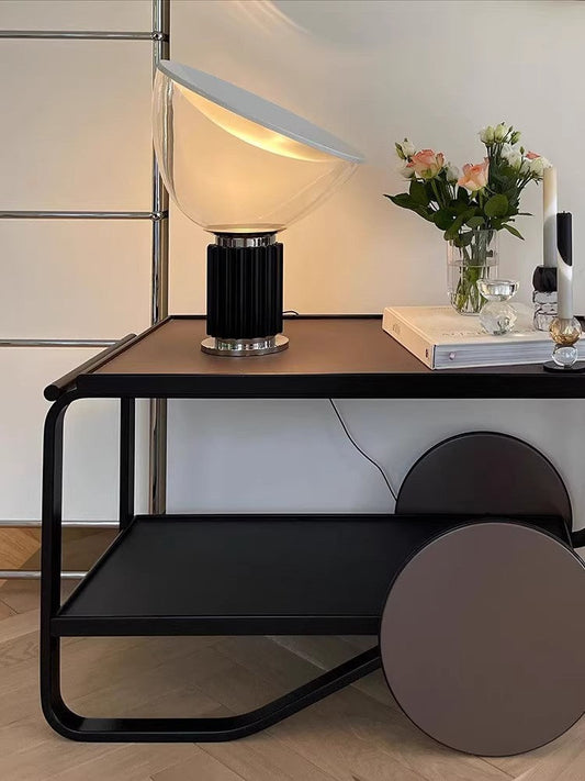 Black table lamp