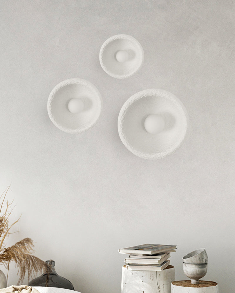 Bowl wall lamp