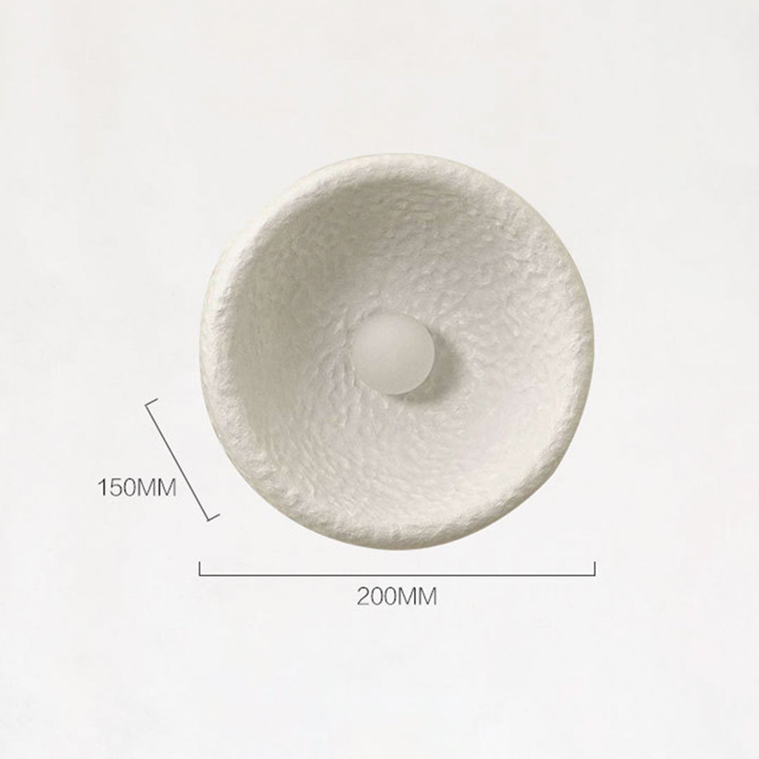Bowl wall lamp