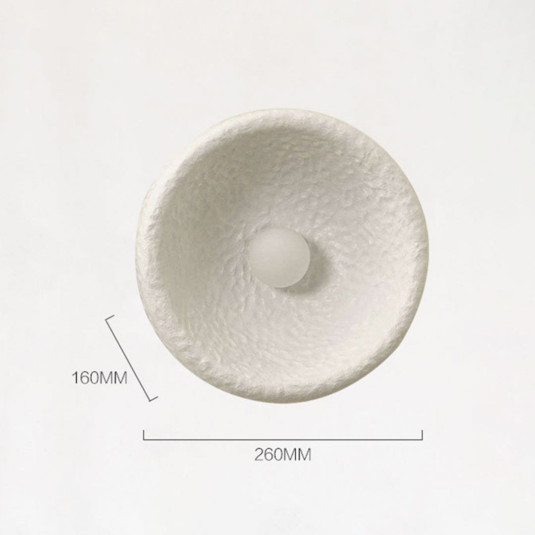 Bowl wall lamp