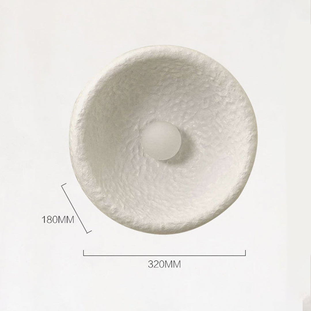 Bowl wall lamp