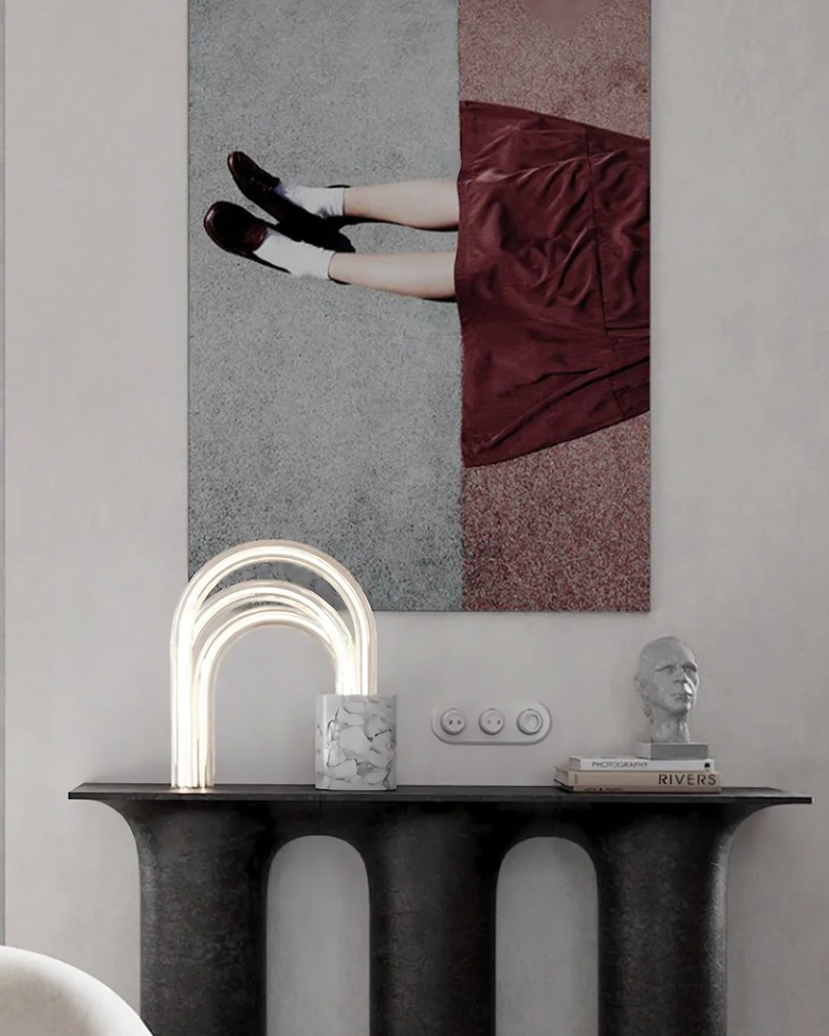 Arc Marble Floor Lamp