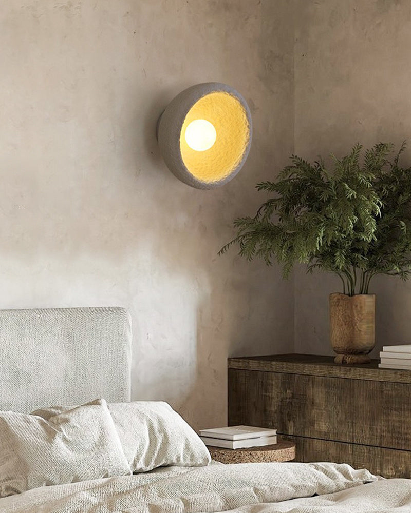 Bowl wall lamp