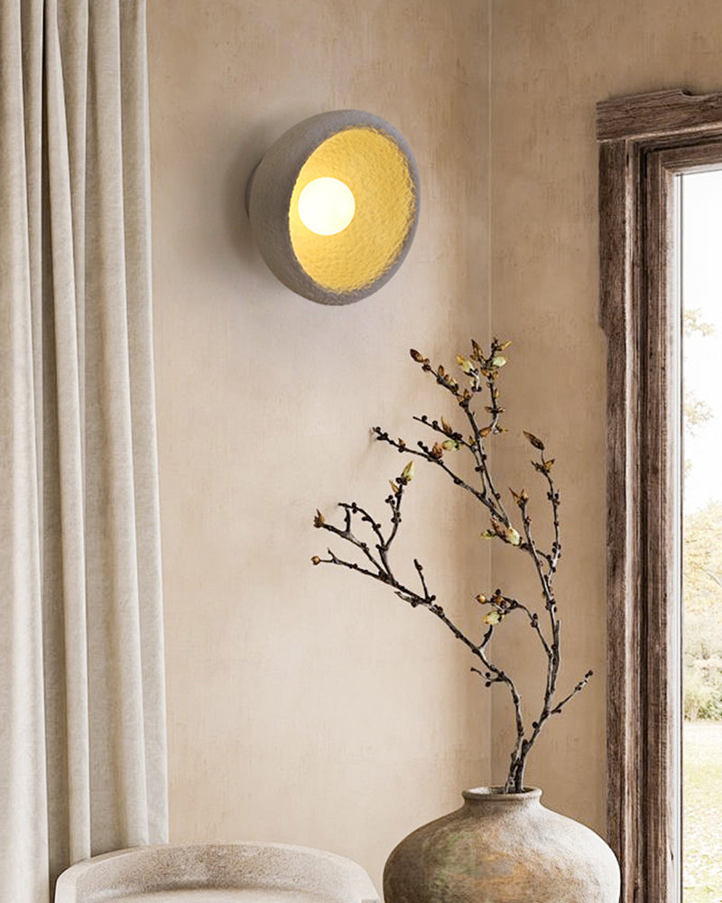 Bowl wall lamp